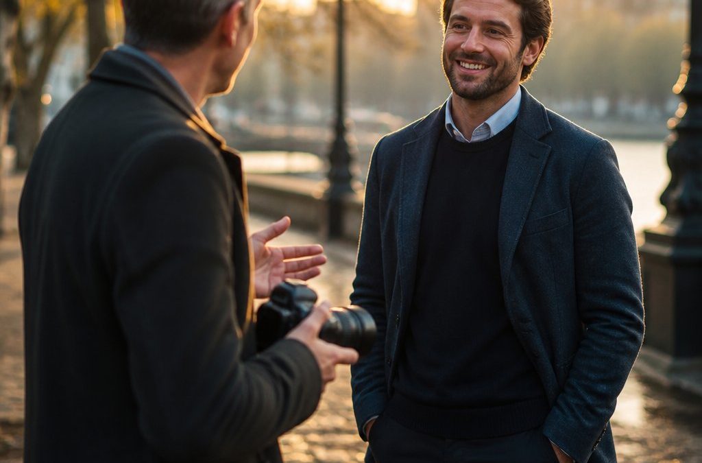 Best Natural Headshot Poses for Men